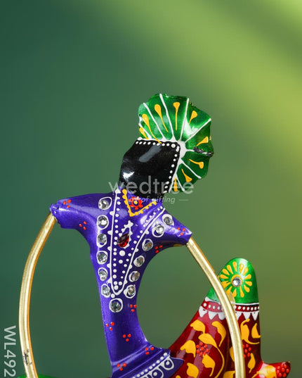 Metal Handpainted Musician - Set of 3 - WL4926 Metal Decor Showpiece