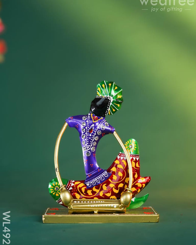Metal Handpainted Musician - Set of 3 - WL4926 Metal Decor Showpiece