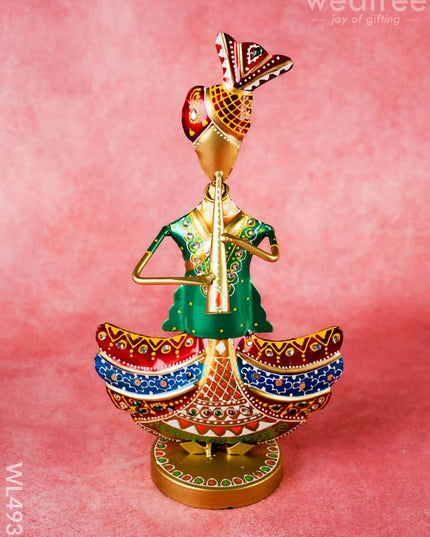 Metal Handpainted Musician - Set of 3 - WL4931 - Metal Decor Showpiece