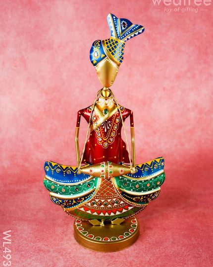 Metal Handpainted Musician - Set of 3 - WL4931 - Metal Decor Showpiece