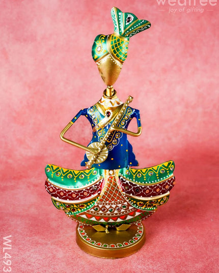 Metal Handpainted Musician - Set of 3 - WL4931 - Metal Decor Showpiece