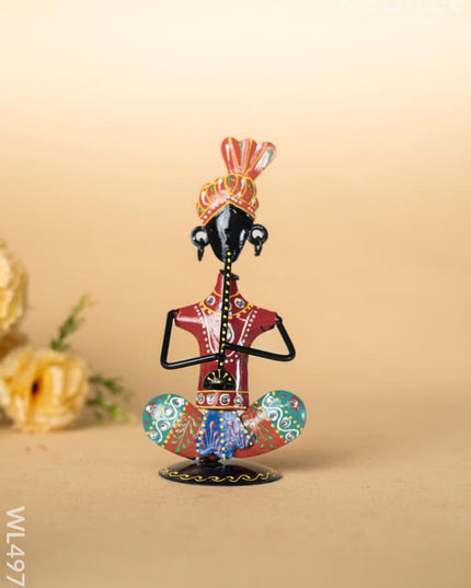 Metal Handpainted Musician - Set of 3 - WL4978 Metal Decor Showpiece