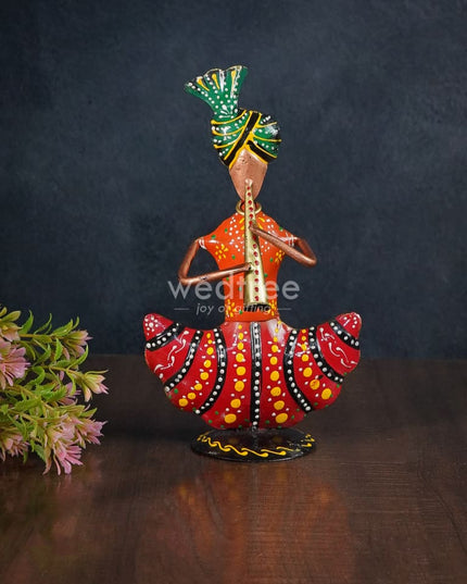 Metal Handpainted Musicians - Set Of 3 Wl2927 Decor Showpiece