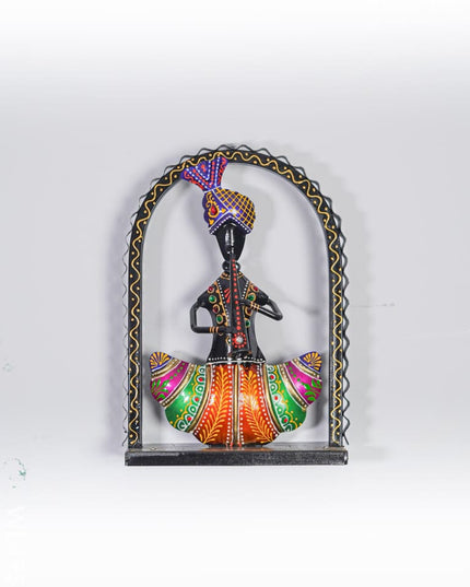 Metal Handpainted Sardar - Set of 3 - WL4938 Metal Decor Showpiece