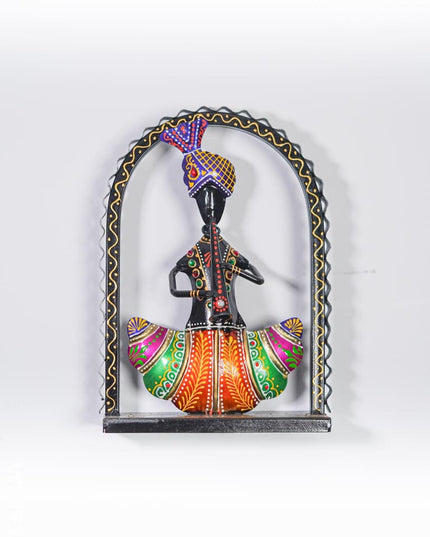 Metal Handpainted Sardar - Set of 3 - WL4938 Metal Decor Showpiece