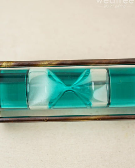 Metal Hourglass With Gel - Wl4576 Decor Utility