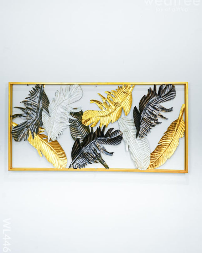 Metal Leaf Wall Hanging Decor - Wl4461