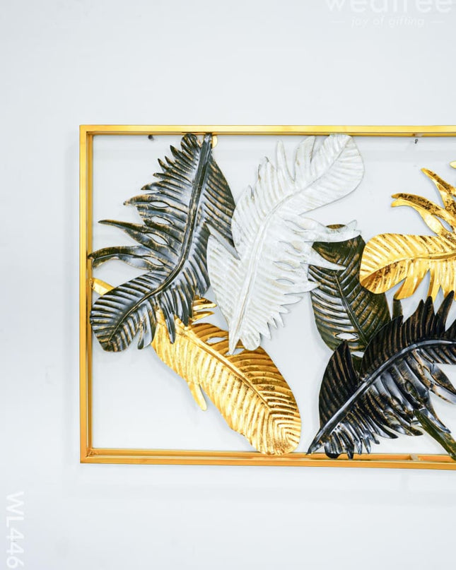 Metal Leaf Wall Hanging Decor - Wl4461