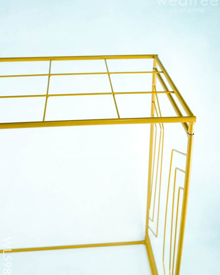 Metal Mandir Frame - 23 inch - WL5989 - Metal Decor Utility