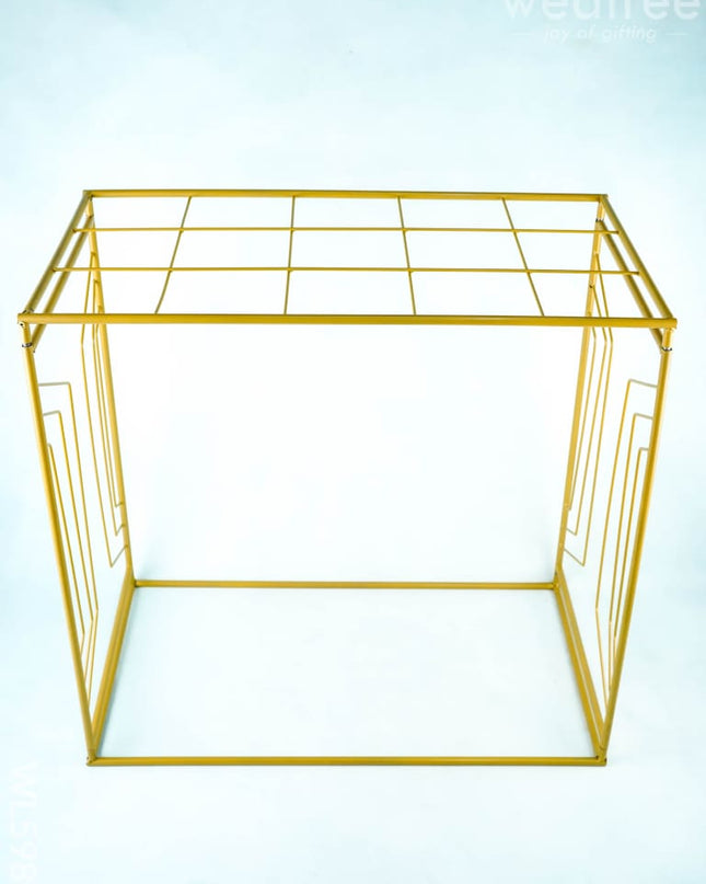 Metal Mandir Frame - 23 inch - WL5989 - Metal Decor Utility