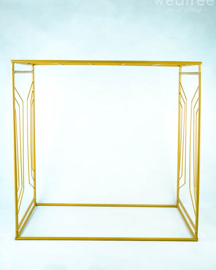 Metal Mandir Frame - 23 inch - WL5989 - Metal Decor Utility