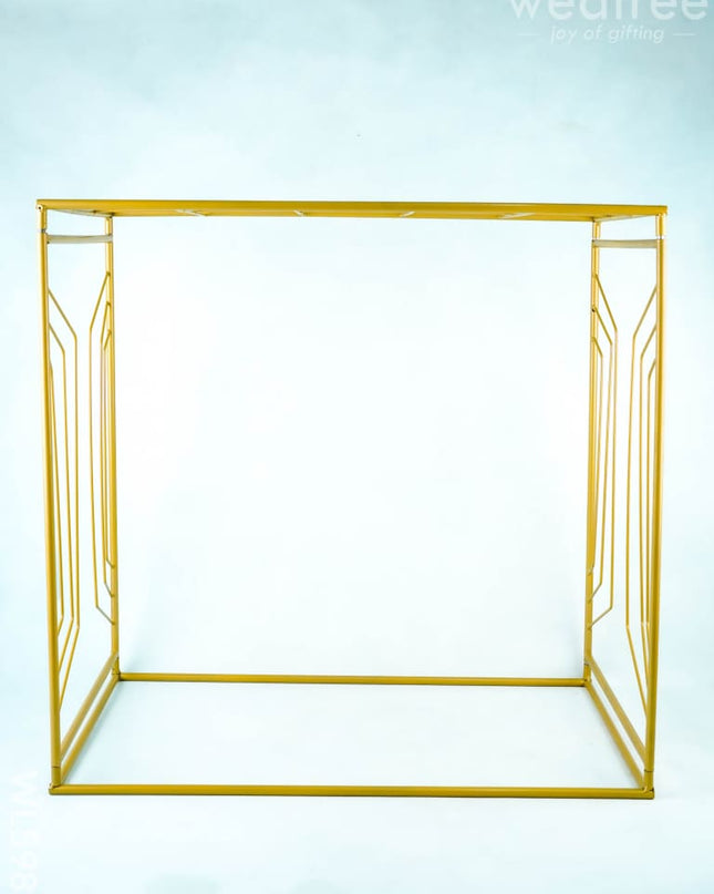 Metal Mandir Frame - 23 inch - WL5989 - Metal Decor Utility