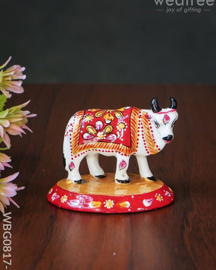 Metal Meenakari Cow - Wbg0817-1 Home Decors