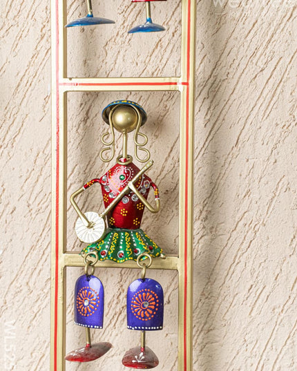 Metal Musicians Wall Hanging Panel - Gold - WL5251 - Metal Decor Hanging