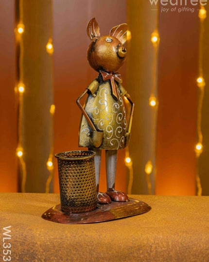 Metal Pig Pen Stand - Wl3533 Decor Utility
