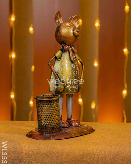 Metal Pig Pen Stand - Wl3533 Decor Utility