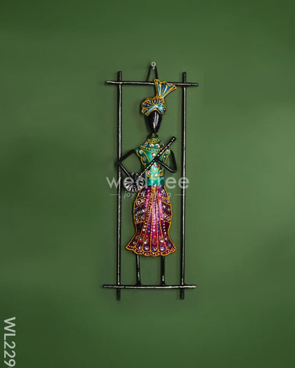 Metal Punjabi Musical Frames ( Set Of 4) - Wl2290 Decor Hanging