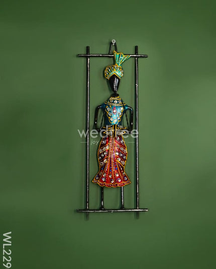 Metal Punjabi Musical Frames ( Set Of 4) - Wl2290 Decor Hanging