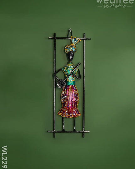 Metal Punjabi Musical Frames ( Set Of 4) - Wl2290 Decor Hanging