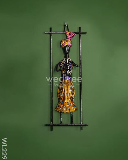 Metal Punjabi Musical Frames ( Set Of 4) - Wl2290 Decor Hanging