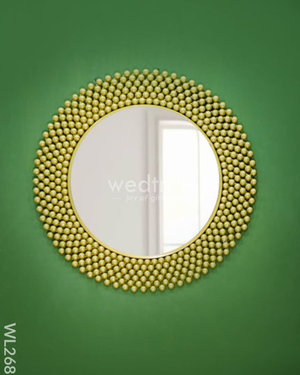 Metal Round Mirror - Wl2683 Mirrors