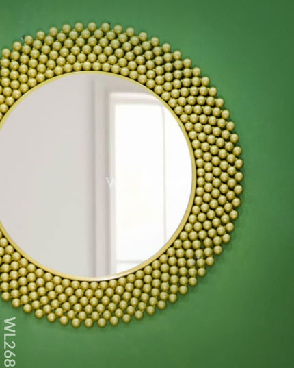 Metal Round Mirror - Wl2683 Mirrors