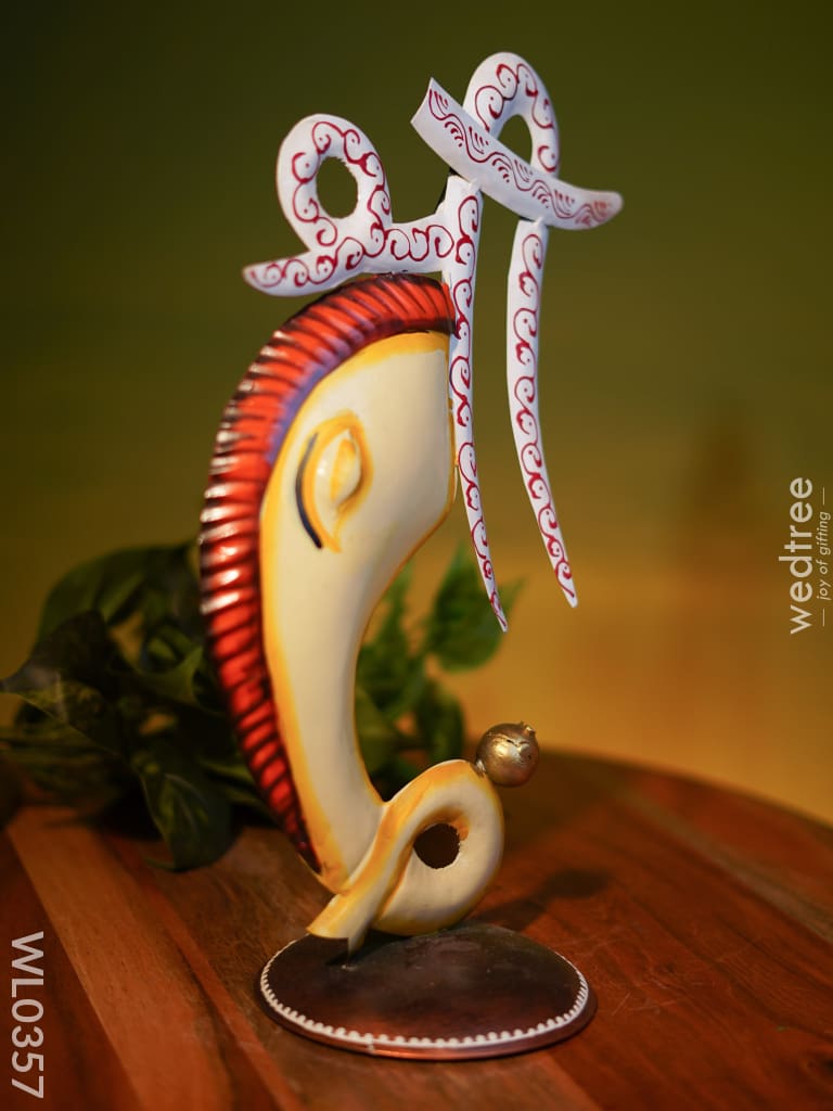 Metal Shri Ganesha Decor - Wl0357 Showpiece