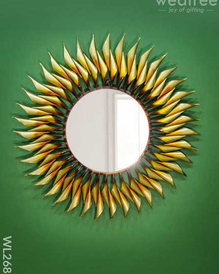 Metal Sun Shaped Mirror - Wl2681 Mirrors