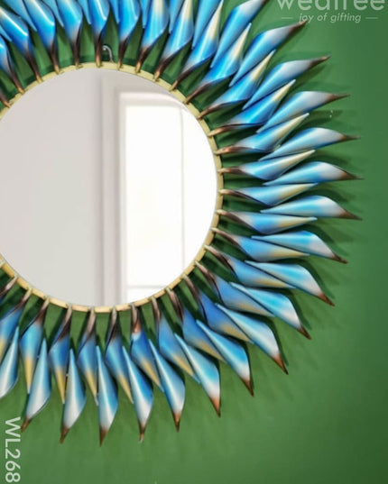 Metal Sun Shaped Mirror - Wl2681 Mirrors