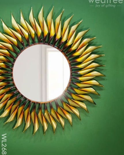 Metal Sun Shaped Mirror - Wl2681 Mirrors