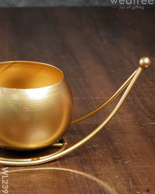 Metal T Light Holder - Moon Wl2395 Decor Showpiece