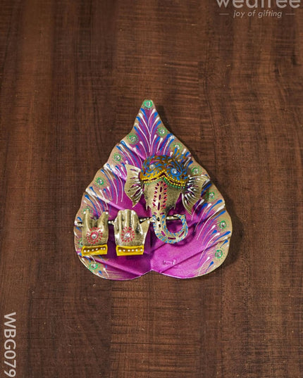 Metal Wall Hanging Ganesha - Wbg0798 Home Decors