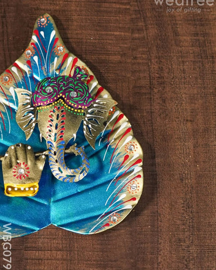 Metal Wall Hanging Ganesha - Wbg0798 Home Decors