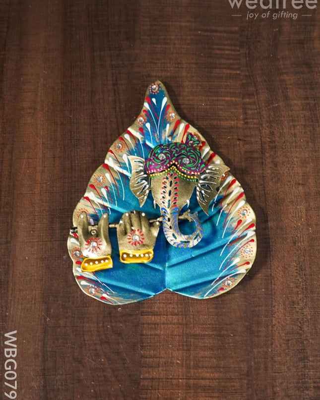 Metal Wall Hanging Ganesha - Wbg0798 Home Decors