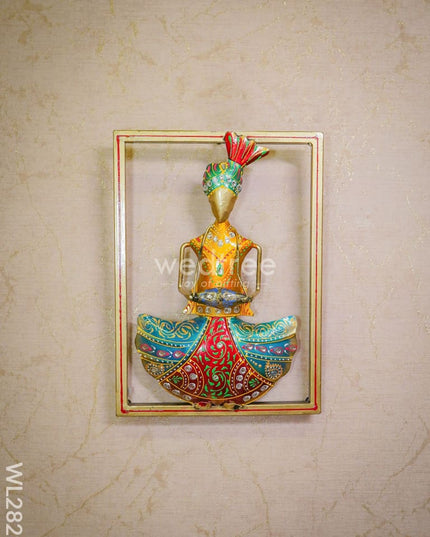 Metal Wall Hanging Musician Frame (Set Of 3) - Wl2829 Decor