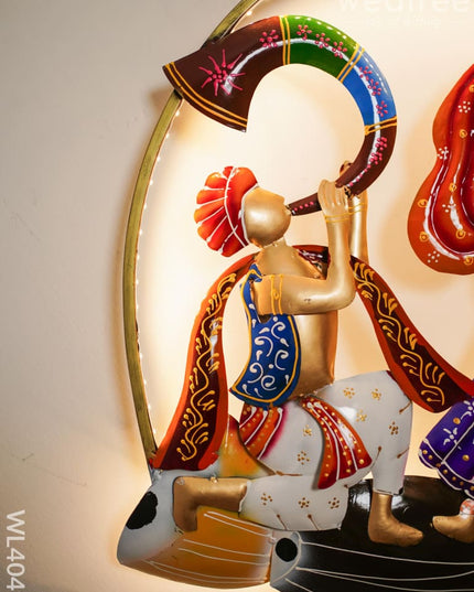 Metal Wall Hanging Artists - Wl4049 Decor Showpiece