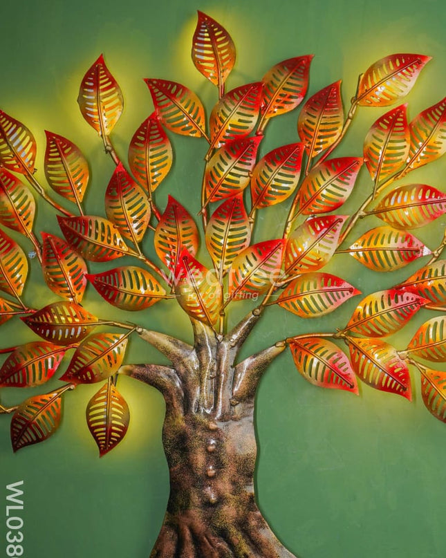 Metal Wall Hanging Tree - Wl0380 Decor