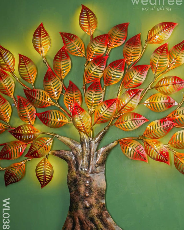 Metal Wall Hanging Tree - Wl0380 Decor