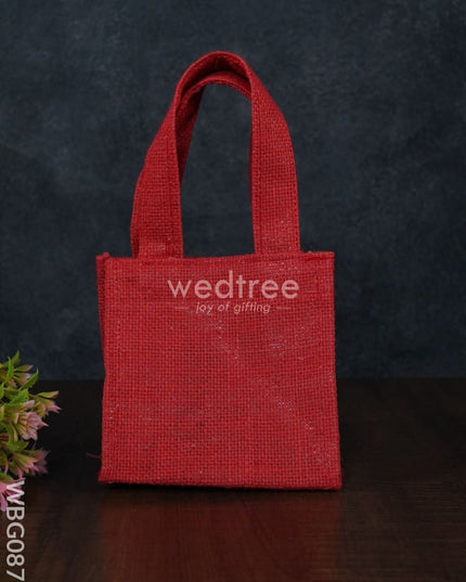 Mini Jute Bag - Wbg0878 Bags