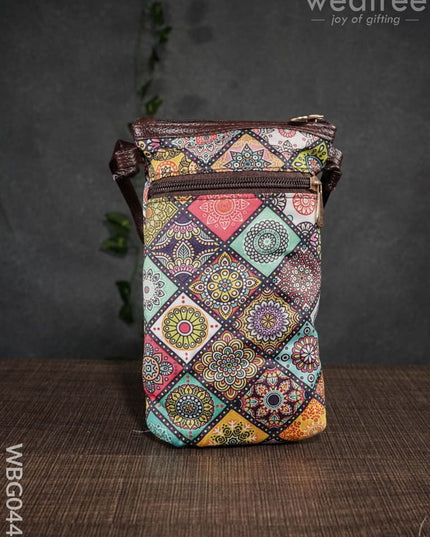 Mobile Sling Bag - Assorted Print Design Wbg0443 Clutches & Purses