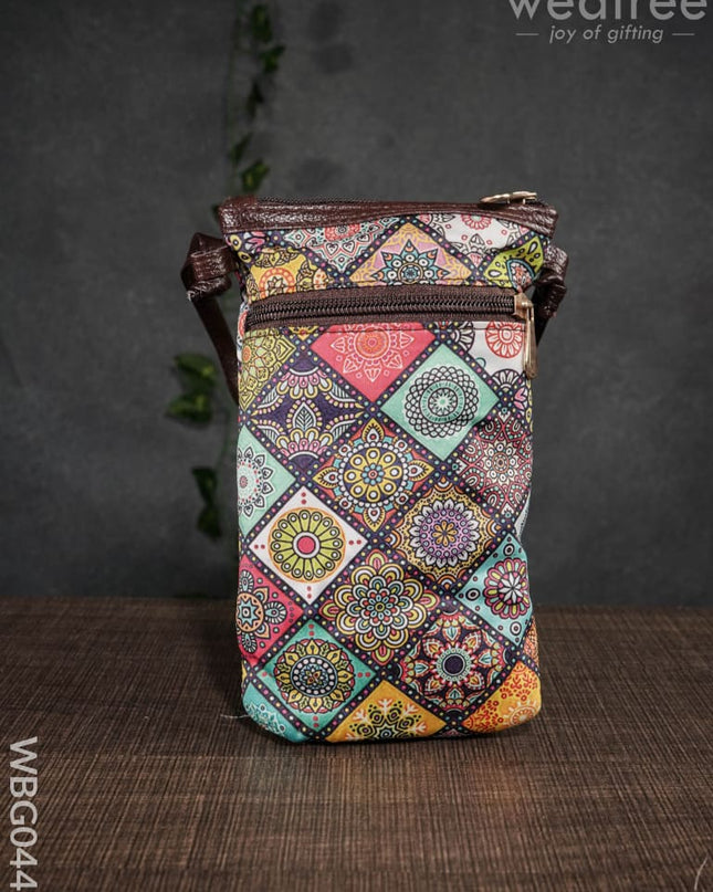 Mobile Sling Bag - Assorted Print Design Wbg0443 Clutches & Purses