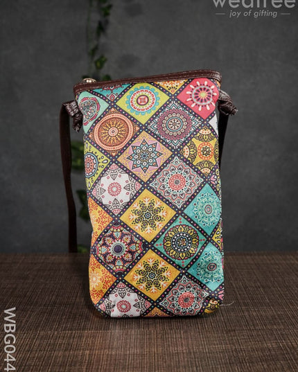 Mobile Sling Bag - Assorted Print Design Wbg0443 Clutches & Purses
