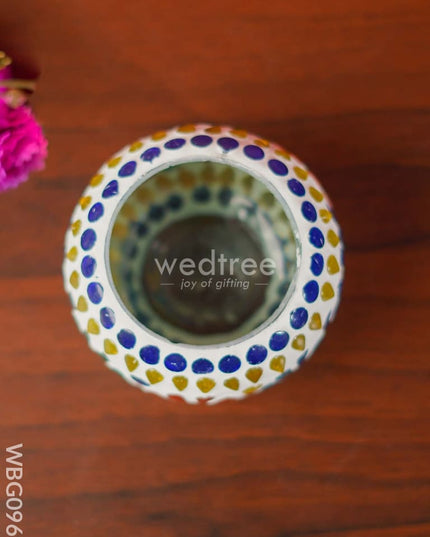 Mosaic Glass Candle Holder - Wbg0968 Candles & Votives