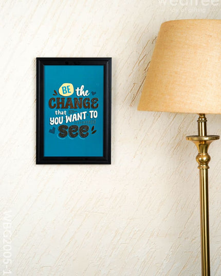 Motivational Quotes Wall Hanging Frames - 10x14 inch - WBG2005-11 - Photo Frames RG