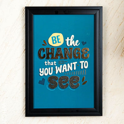Motivational Quotes Wall Hanging Frames - 10x14 inch - WBG2005-11 - Photo Frames RG