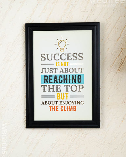 Motivational Quotes Wall Hanging Frames - 10x14 inch - WBG2005-2 - Photo Frames RG