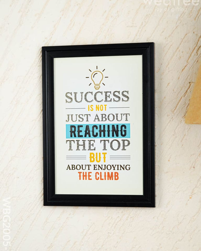 Motivational Quotes Wall Hanging Frames - 10x14 inch - WBG2005-2 - Photo Frames RG