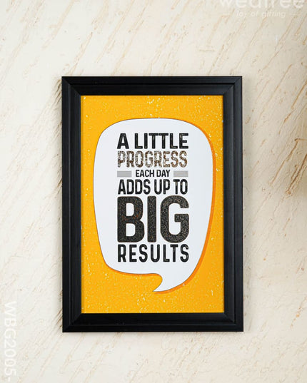 Motivational Quotes Wall Hanging Frames - 10x14 inch - WBG2005-3 - Photo Frames RG