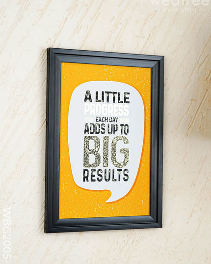 Motivational Quotes Wall Hanging Frames - 10x14 inch - WBG2005-3 - Photo Frames RG