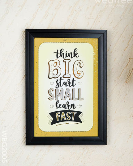 Motivational Quotes Wall Hanging Frames - 10x14 inch - WBG2005-4 - Photo Frames RG